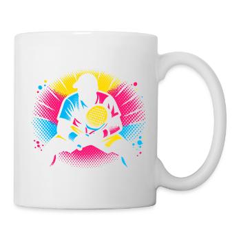 Padel Gift Humor Young Player Sport - Tasse - Weiß - Rechts