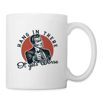 Tiens bon, ça empire Rétro - Mug blanc - blanc - Droite