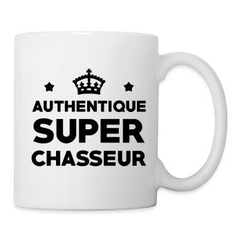 Authentischer Super Hunter - Tasse - Weiß - Rechts