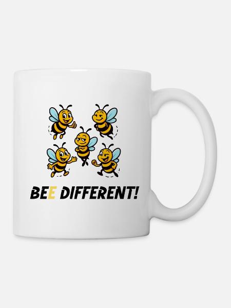 BEE DIFFERENT! - Tasse - Weiß