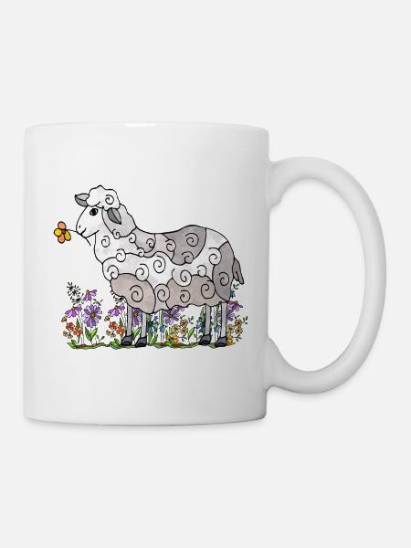 Schaf - Tasse - Weiß