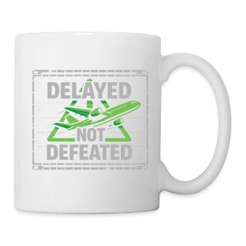 Reiseangst-humor, Flughafen-chaos, Fliegen Ist - Tasse - Weiß - Rechts