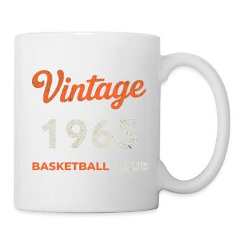 Vintage 1965 – Basketball Club Retro Birth Year - Mug - white - Right