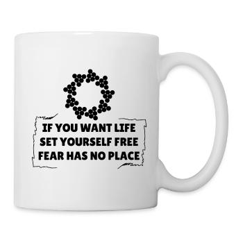 Fear Has No Place - Mug - white - Right