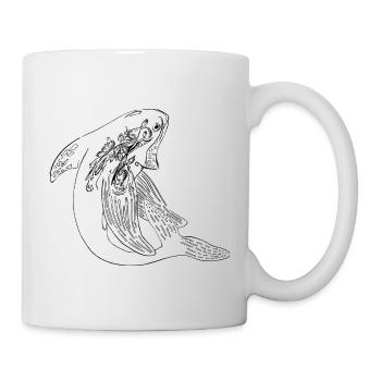 Unique Whale - Tasse - Weiß - Rechts