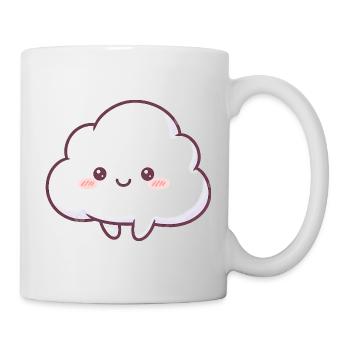 Cuddly Cloud Kawaii Cartoon - Mug - white - Right