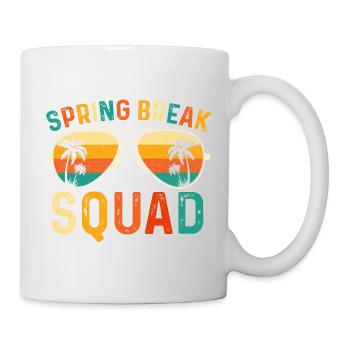 Spring Break Squad Girls Trip Beach Cruise 2026 - Mug - white - Right