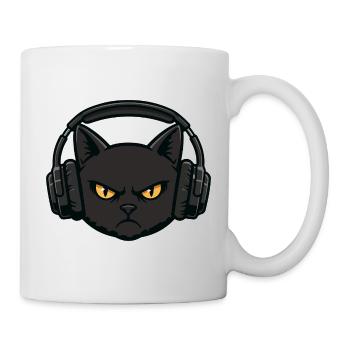 Headset Alpha Chat Musique Casque - Mug blanc - blanc - Droite