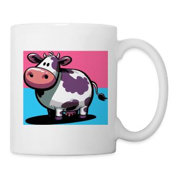 Kuh - Tasse - Weiß - Rechts