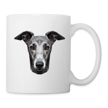 Lévrier amoureux des chiens de chasse amoureux des lévriers - Mug blanc - blanc - Droite