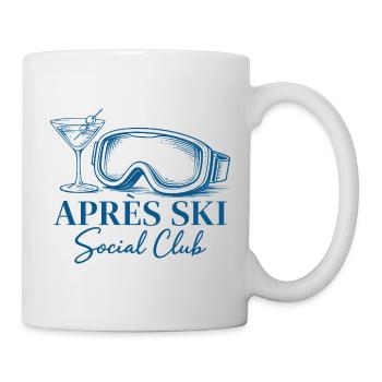 Après Ski Club Cocktail Skiing Winter Holiday - Mug - white - Right