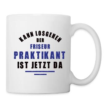Intern Hairdresser Internship Hair Salon Thank you - Mug - white - Right