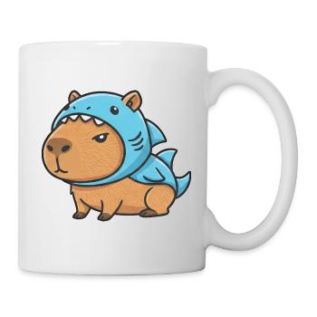 Cute Capybara Hamster Guinea Pig Carnival - Mug - white - Right