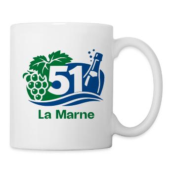 La Marne 51 Vineyard - Mug - white - Right