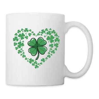 Heart of Shamrocks - Mug - white - Right