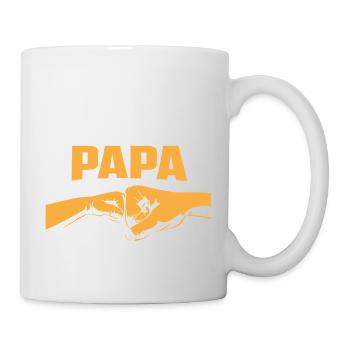 Super Papa Idea Cadeau Fête Des Fathers Anniversaire - Mug - white - Right