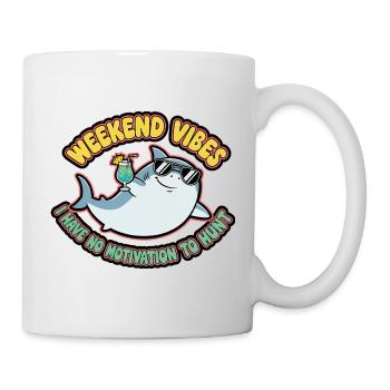 Weekend Vibes Shark Cocktail Tee - Mug - white - Right