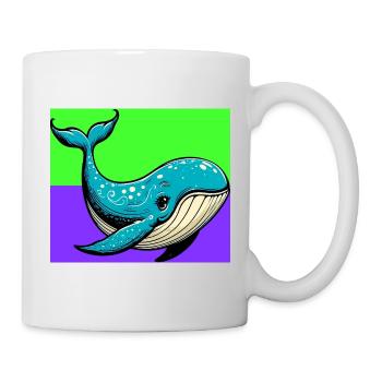 whale - Mug - white - Right