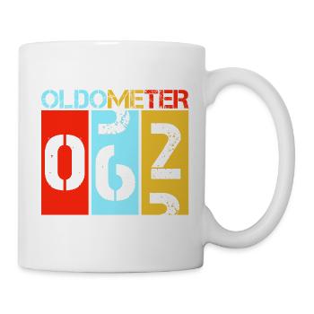 Oldometer 62 Years Retro 62nd Birthday - Mug - white - Right