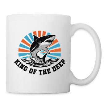 Haikönig des tiefen Ausbruchs - Tasse - Weiß - Rechts