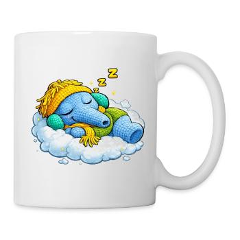 Leo Langnase schlafend - Tasse - Weiß - Rechts