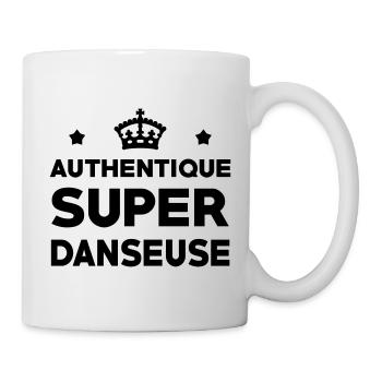 Authentic super dancer - Mug - white - Right