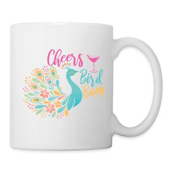 Cheers Bird Bam Mahjong Tiles Funny - Mug - white - Right