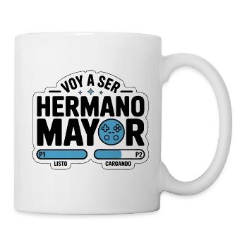 voy a ser hermano mayor - Mug blanc - blanc - Droite