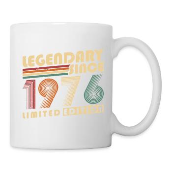 Legendary Since 1976 Vintage Vintage Birthday - Mug - white - Right