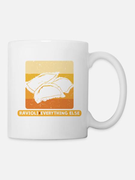 Ravioli > Over Everthing Else - Tasse - Weiß