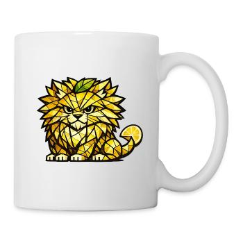 Lemon Lion Cubism version - Mug - white - Right
