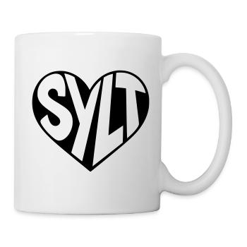 Sylt im Herz - Tasse - Weiß - Rechts