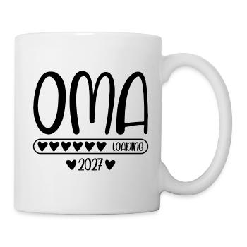 Oma 2027 loading - Tasse - Weiß - Rechts