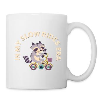 In My Slow Rides Era – Cute Bike Saying - Mug - white - Right
