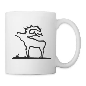 Moose Scandinavia Illustration - Mug - white - Right