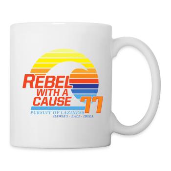 Rebel with a cause - Mug - white - Right