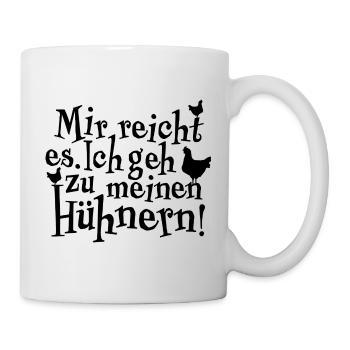 Fans de poulets - - Coq - Poussins - Mug blanc - blanc - Droite