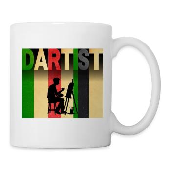 Artiste dartist à l’atelier - Mug blanc - blanc - Droite
