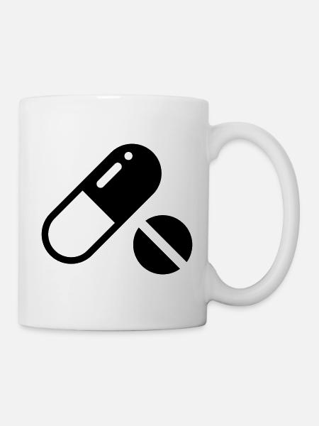 Pills Pillen Tabletten - Tasse - Weiß