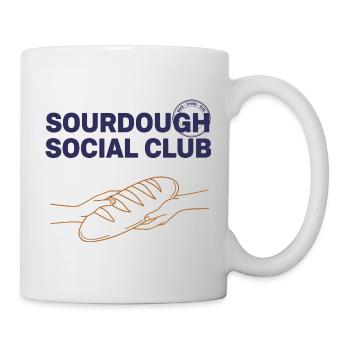 Ère de la boulangerie locale du pain au Pain Social Club du Pain Au Levain - Mug blanc - blanc - Droite