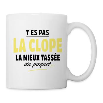 Du bist nicht der beste Zigaretten-Witzbold - Tasse - Weiß - Rechts