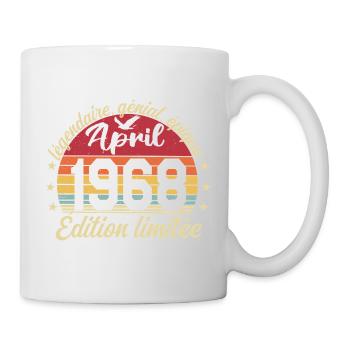 1968 avril Anniversaire avril 1968 - Mug blanc - blanc - Droite