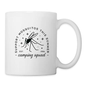 Groupe de camping Mosquito Drôle de camp d’été - Mug blanc - blanc - Droite