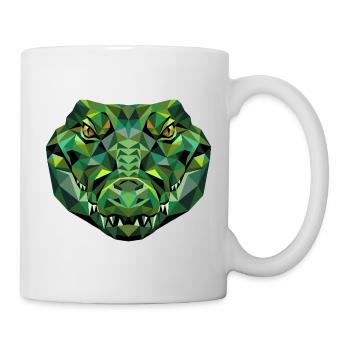 Krokodil Alligator Reptilien Kroko Liebe Krokodile - Tasse - Weiß - Rechts