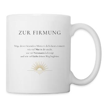 Sunrise Gold for Confirmation - Mug - white - Right