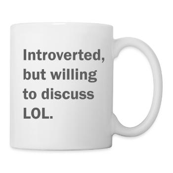 LOL - Mug blanc - blanc - Droite