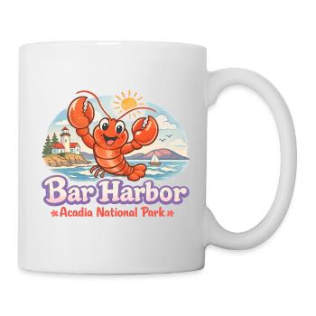Bar Harbor, Acadia-Nationalpark – Besuchen Sie Aca - Tasse - Weiß - Rechts