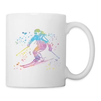 Alpine skiing Winter sports Nordic skiing - Mug - white - Right