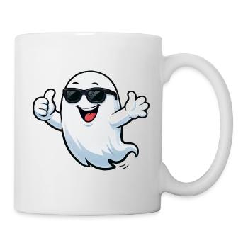 Sonnengeist mit Sonnenbrille - Mug blanc - blanc - Droite