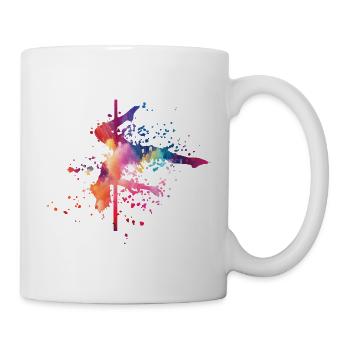 Pole Dance Bar Fitness Femmes Pole Danse - Mug blanc - blanc - Droite